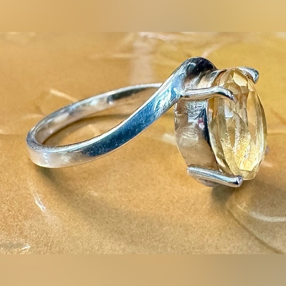 Citrine Sterling Silver Ring (7.75) - Picture 6 of 12